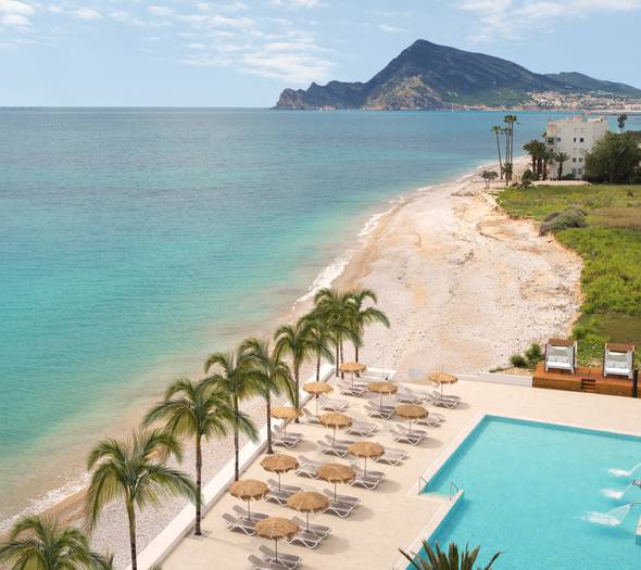 Natürlicher strand Hotel Cap Negret Altea, Alicante